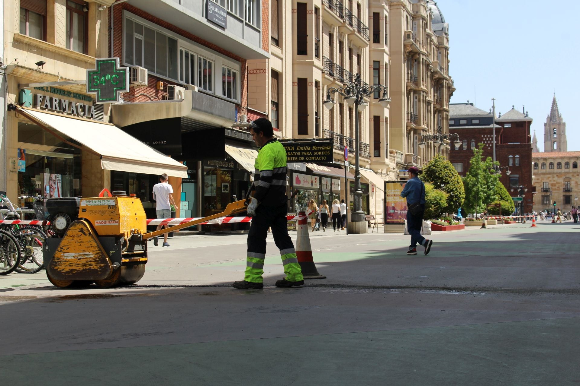 Las obras de reparación en Ordoño II
