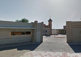 Entrada a la Residencia de Protección de Menores Suero de Quiñones en León.