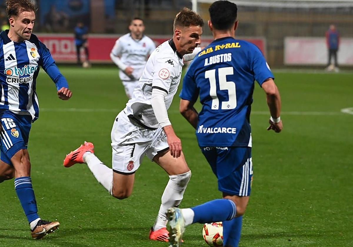 Calderón, en un partido con la Cultural.