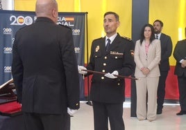 Toma de posesión de José Rodríguez como nuevo inspector jefe de la Comisaría de San Andrés del Rabanedo.