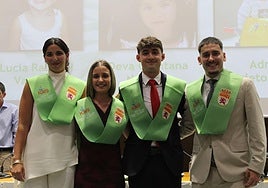 Las imágenes de la graduación de Actividad Física y el Deporte en la Universidad de León