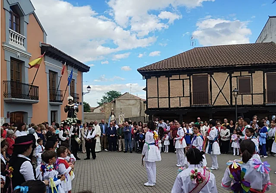 Procesión en honor al santo.
