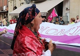 Imagen de archivo de una manifestación en el Día de la Identidá Llionesa.