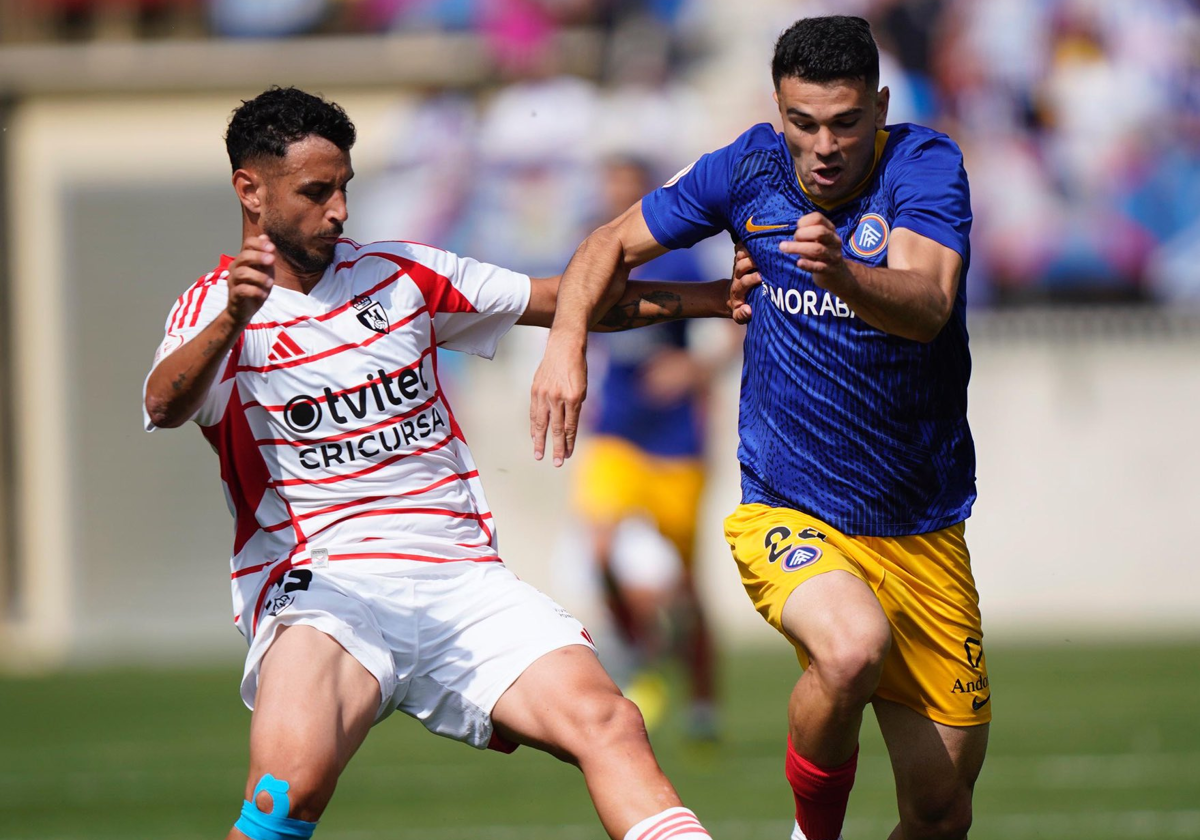 Imagen del partido entre Andorra y Deportiva