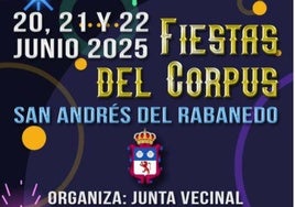 Cartel de fiestas de San Andrés del Rabanedo