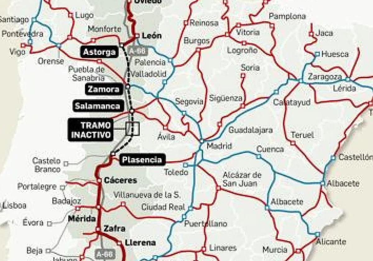 La Plataforma Corredor Oeste denuncia que «niegan el potencial militar de la Ruta de la Plata»