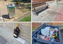 Imágenes de las calles aledañas al evento dos días después.