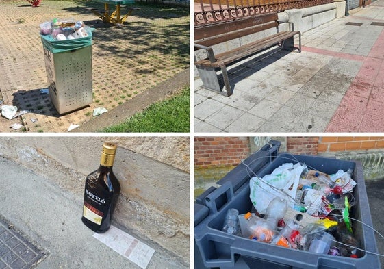 Imágenes de las calles aledañas al evento dos días después.