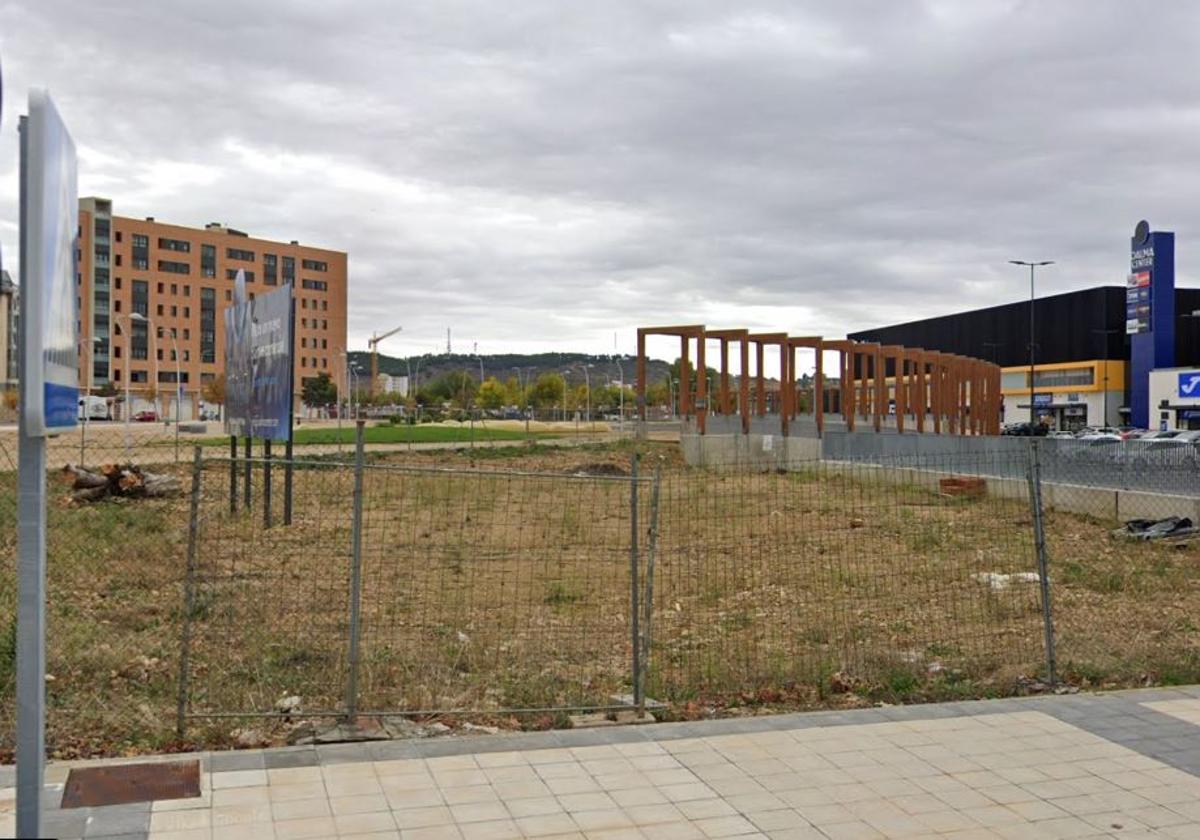 Zona en la que se ubicará el nuevo área recreativa.