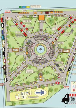 Imagen - Imagen del mapa del Come y Calle en León.