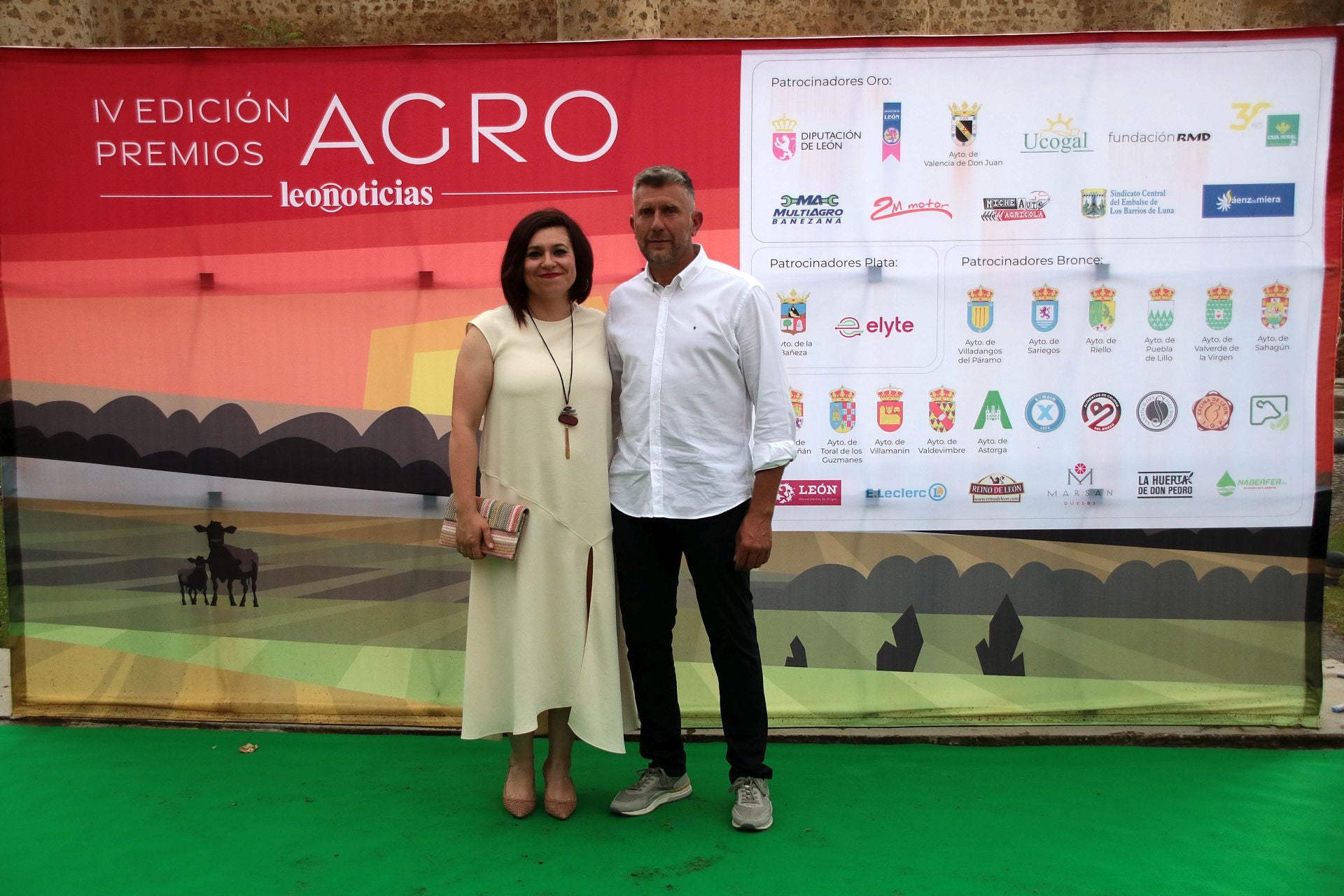 Margarita González y Maximiliano Prieto. (Premio Mujer Rural)