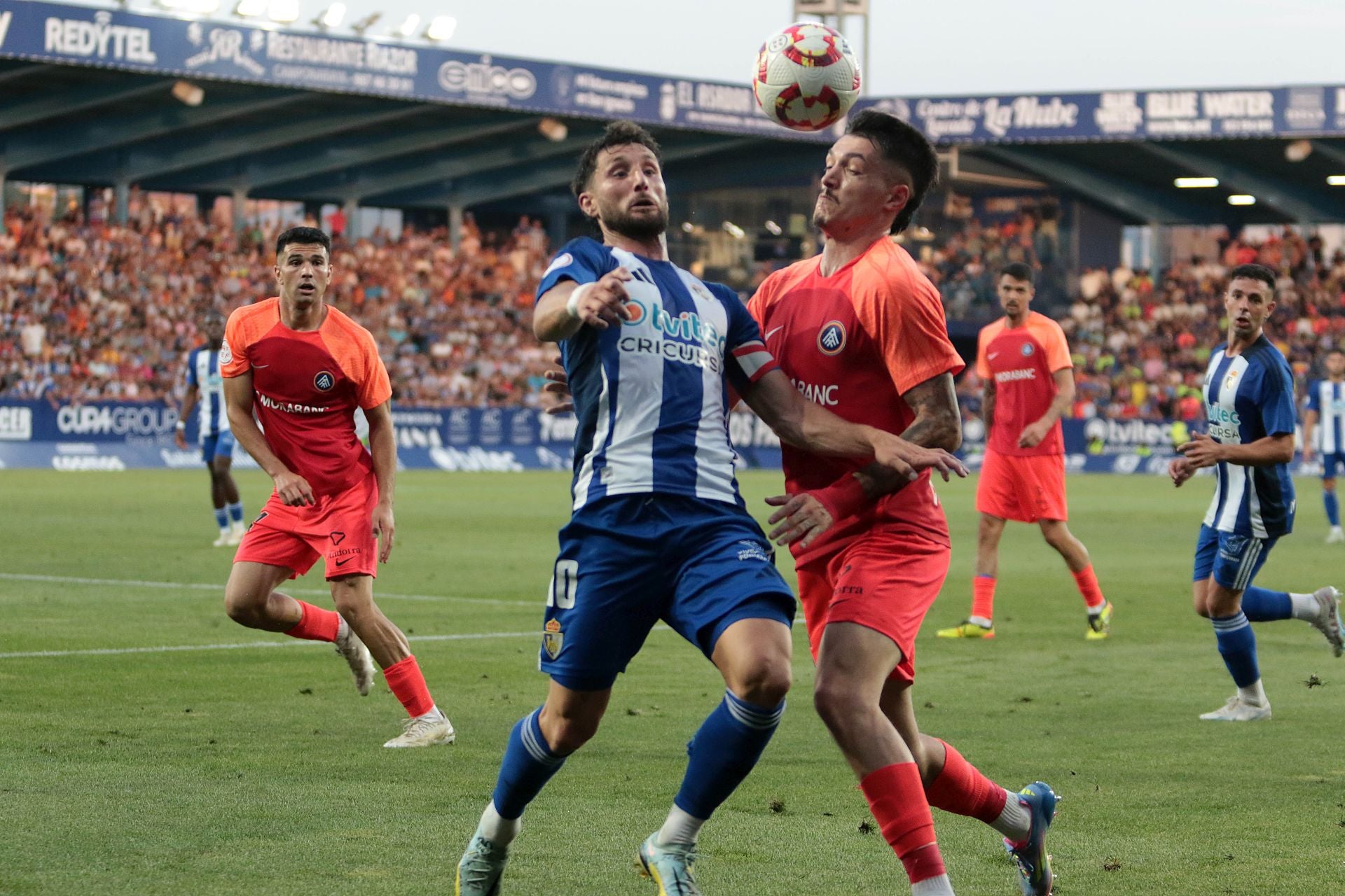 Las imágenes del cruel desenlace de la Deportiva ante el Andorra