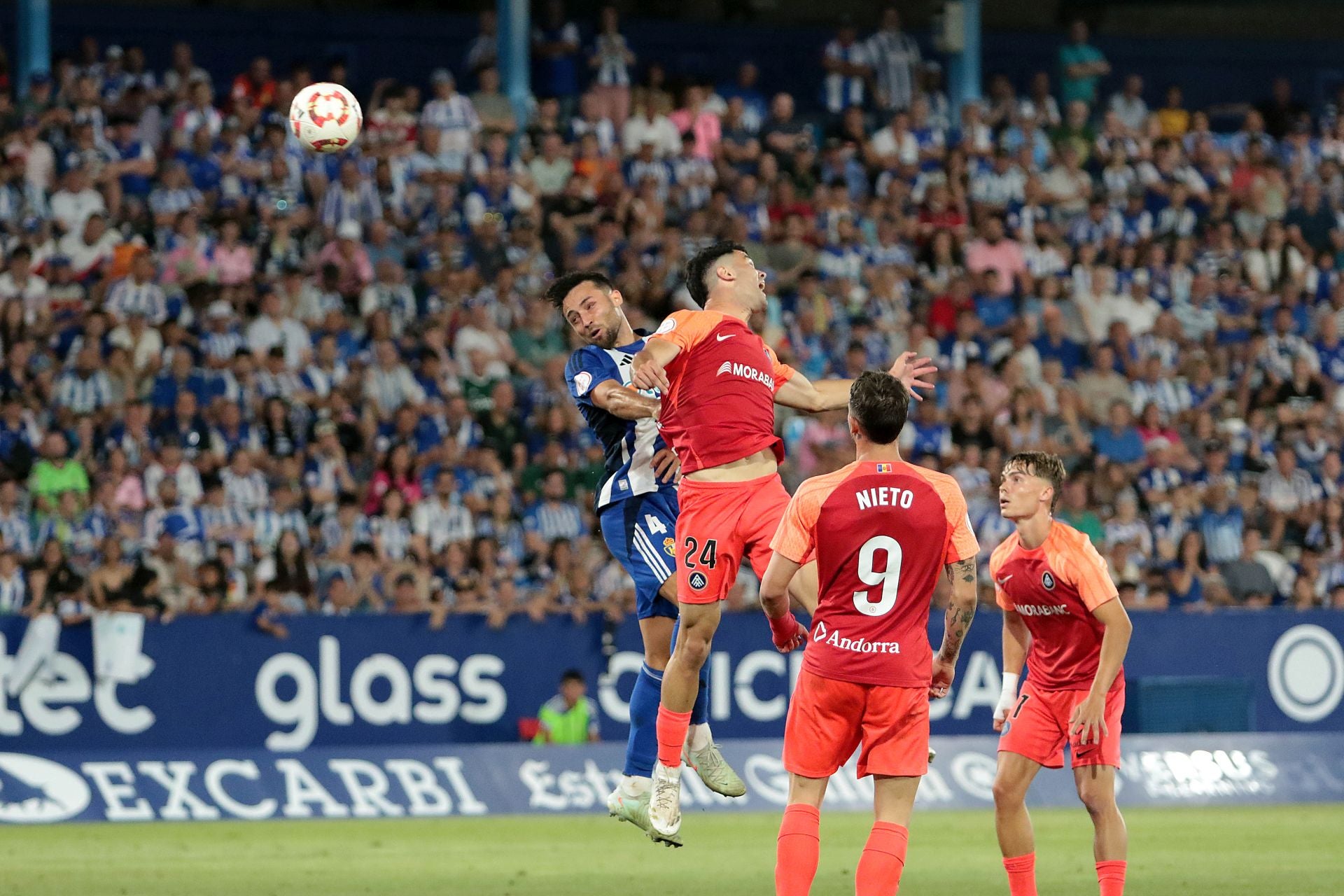 Las imágenes del cruel desenlace de la Deportiva ante el Andorra