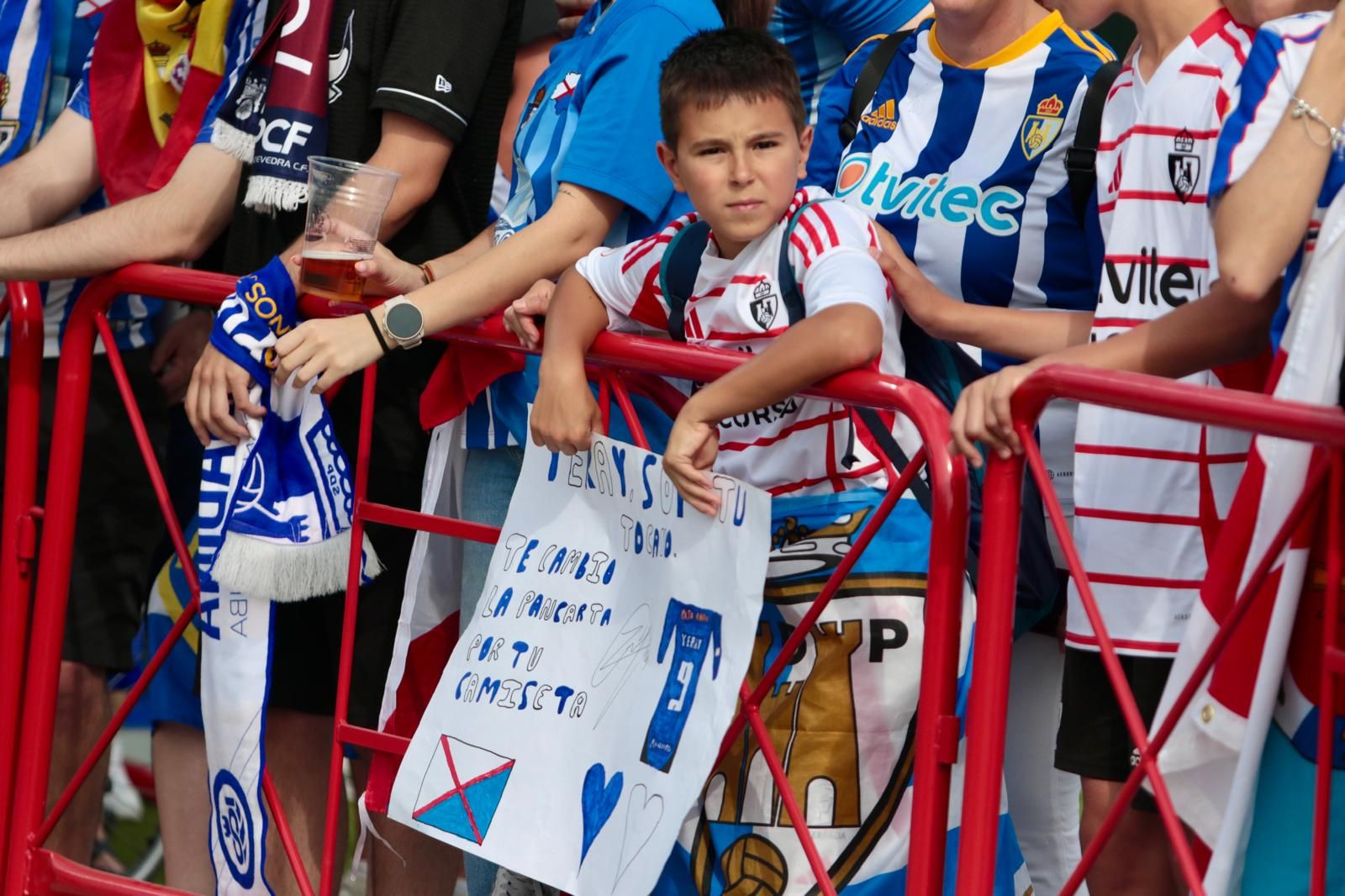 Las imágenes del cruel desenlace de la Deportiva ante el Andorra