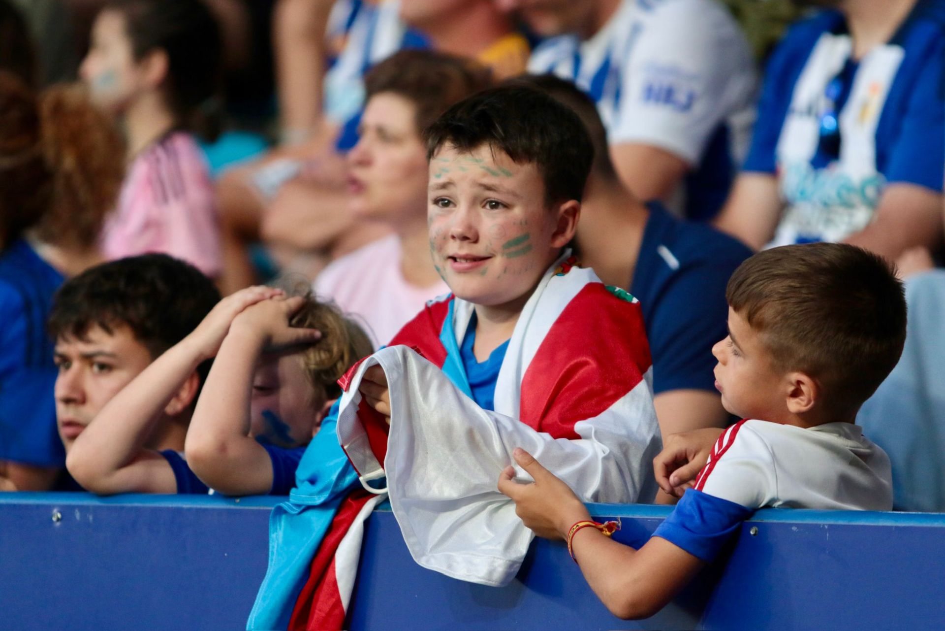 Las imágenes del cruel desenlace de la Deportiva ante el Andorra