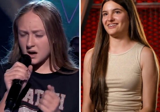 Llara y Salma en La Voz Kids.