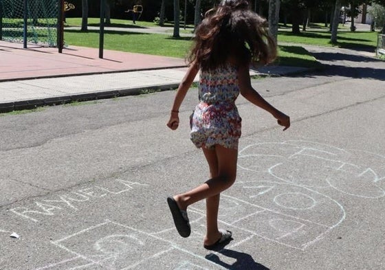 Sara, una de las menores subsaharianas que el pasado año formó parte del programa.