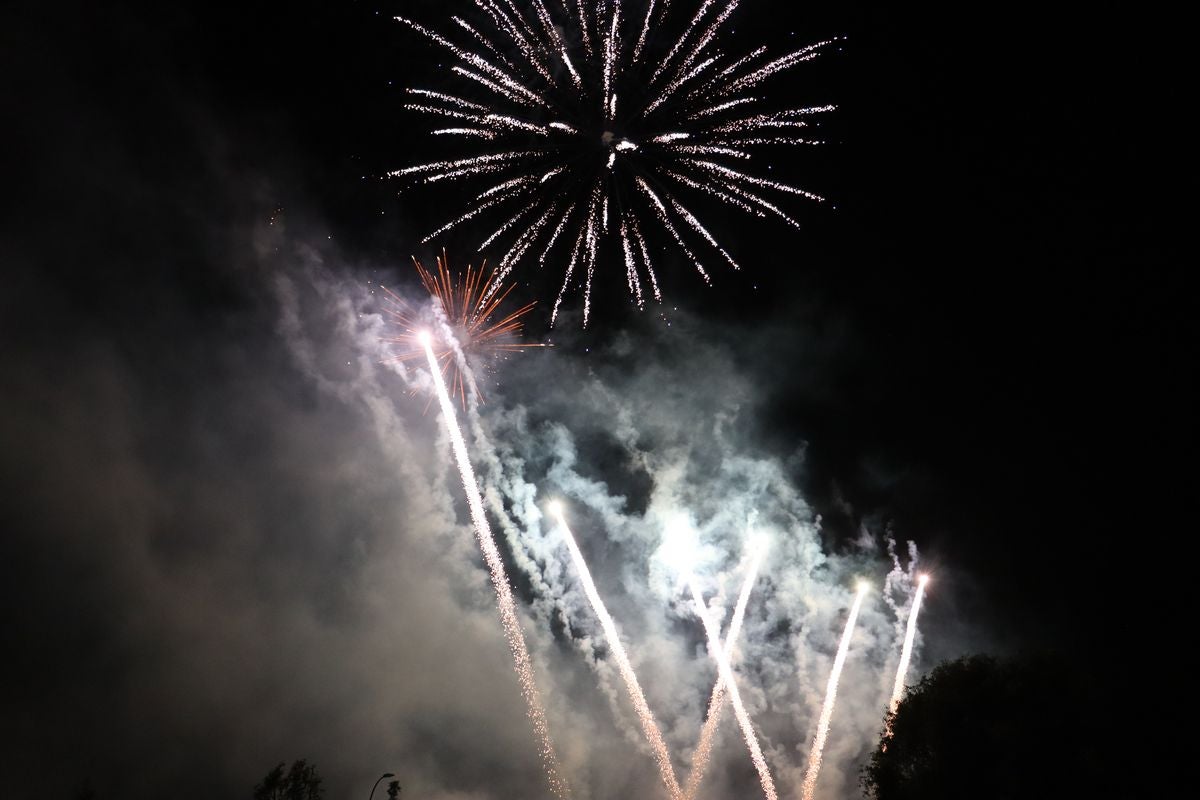 Los fuegos artificiales de la noche de San Juan.