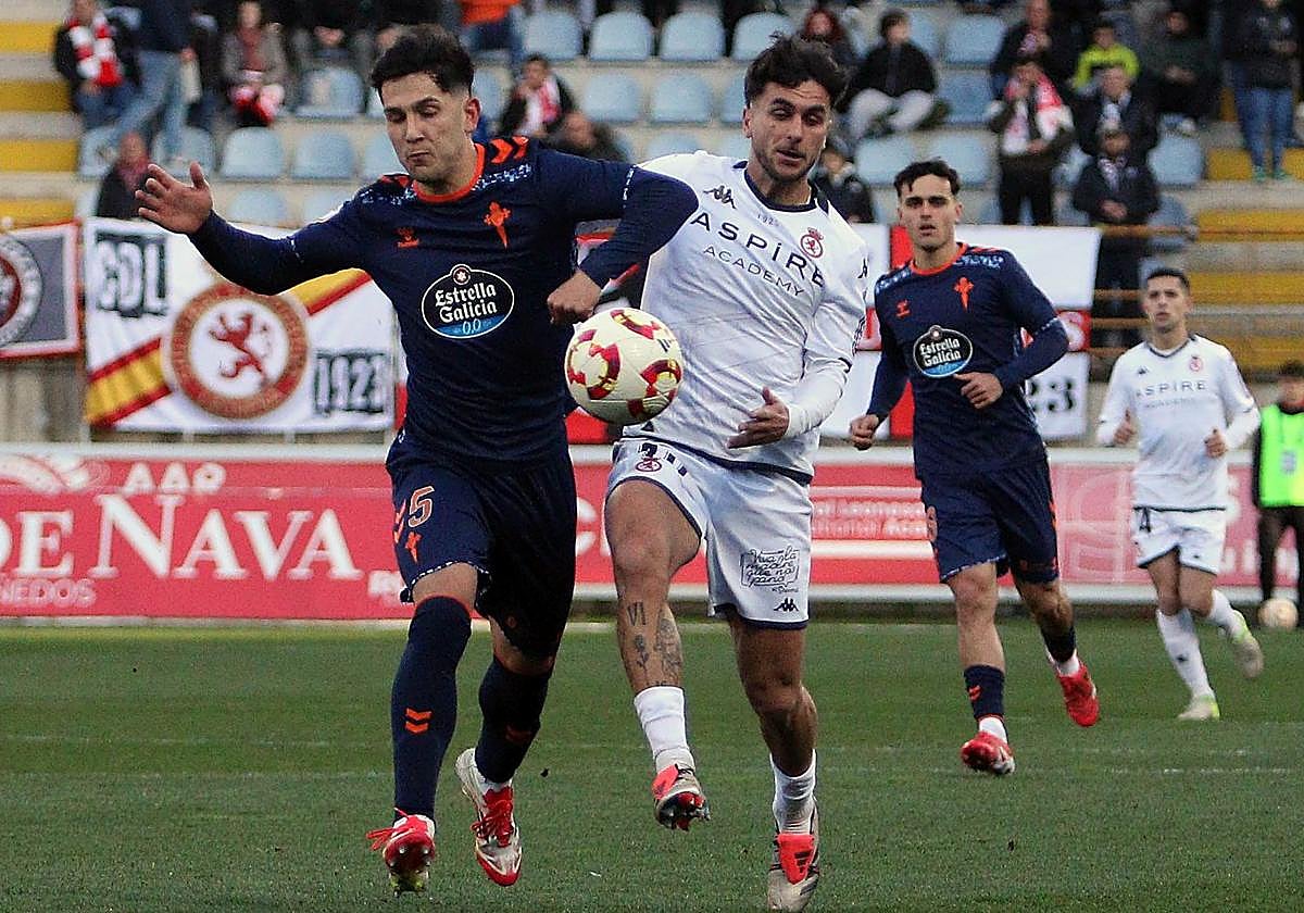 Antón Escobar, en un partido con la Cultural.