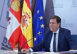 Imagen de archivo del consejero de Economía y Hacienda y portavoz de la Junta, Carlos Fernández Carriedo.