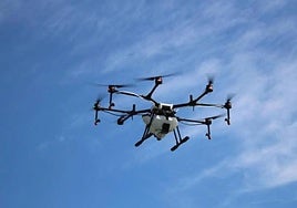 Imagen de archivo de un dron.