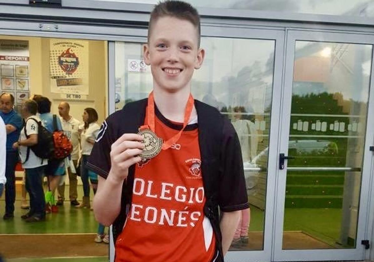Max Shulga, en su etapa en el Colegio Leonés.