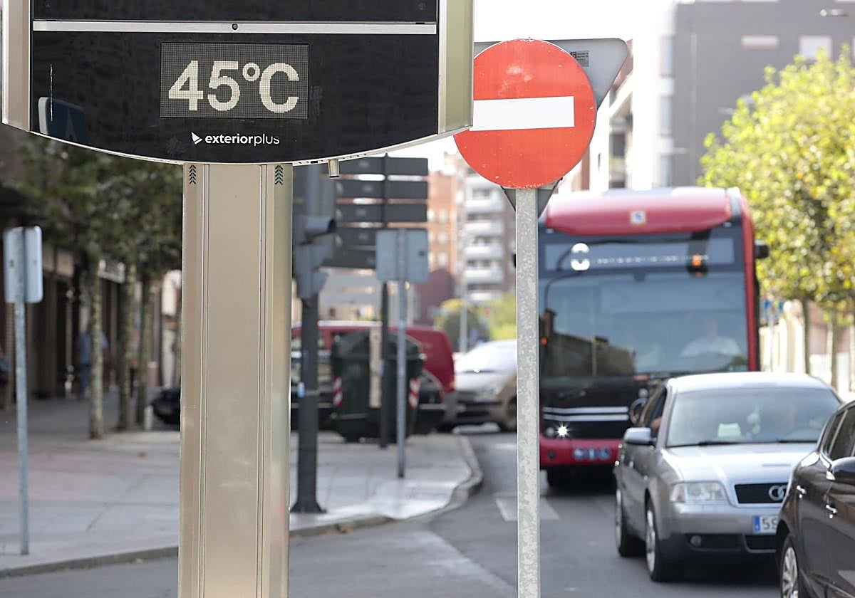 Altas temperaturas en León.