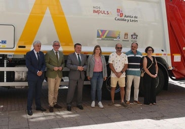 La mancomunidad Sahagún-Villada estrena camión de recogida de residuos por 240.000 euros