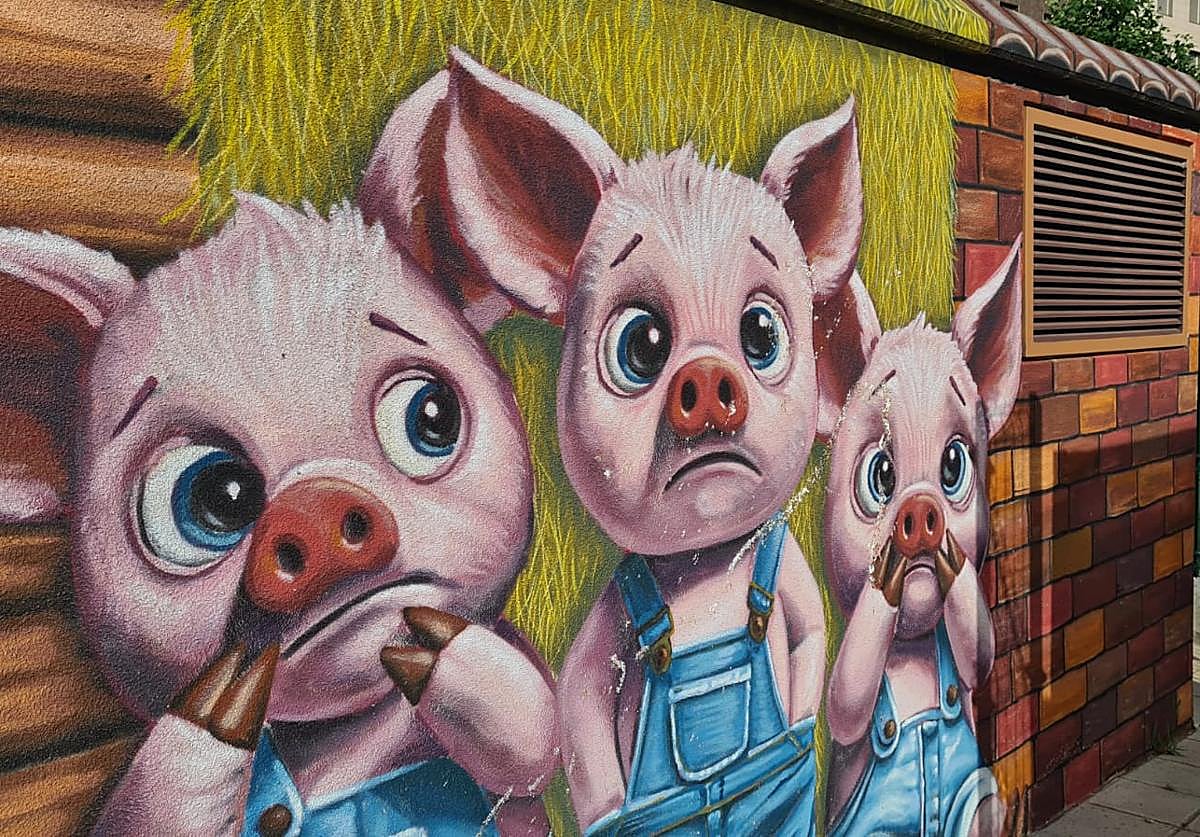 La ruta de los cuentos que toma forma en el barrio ciber