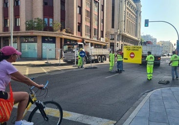 El corte del acceso al puente de los Leones ya da quebraderos de cabeza a los conductores
