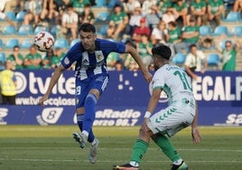Andoni López en El Toralín.
