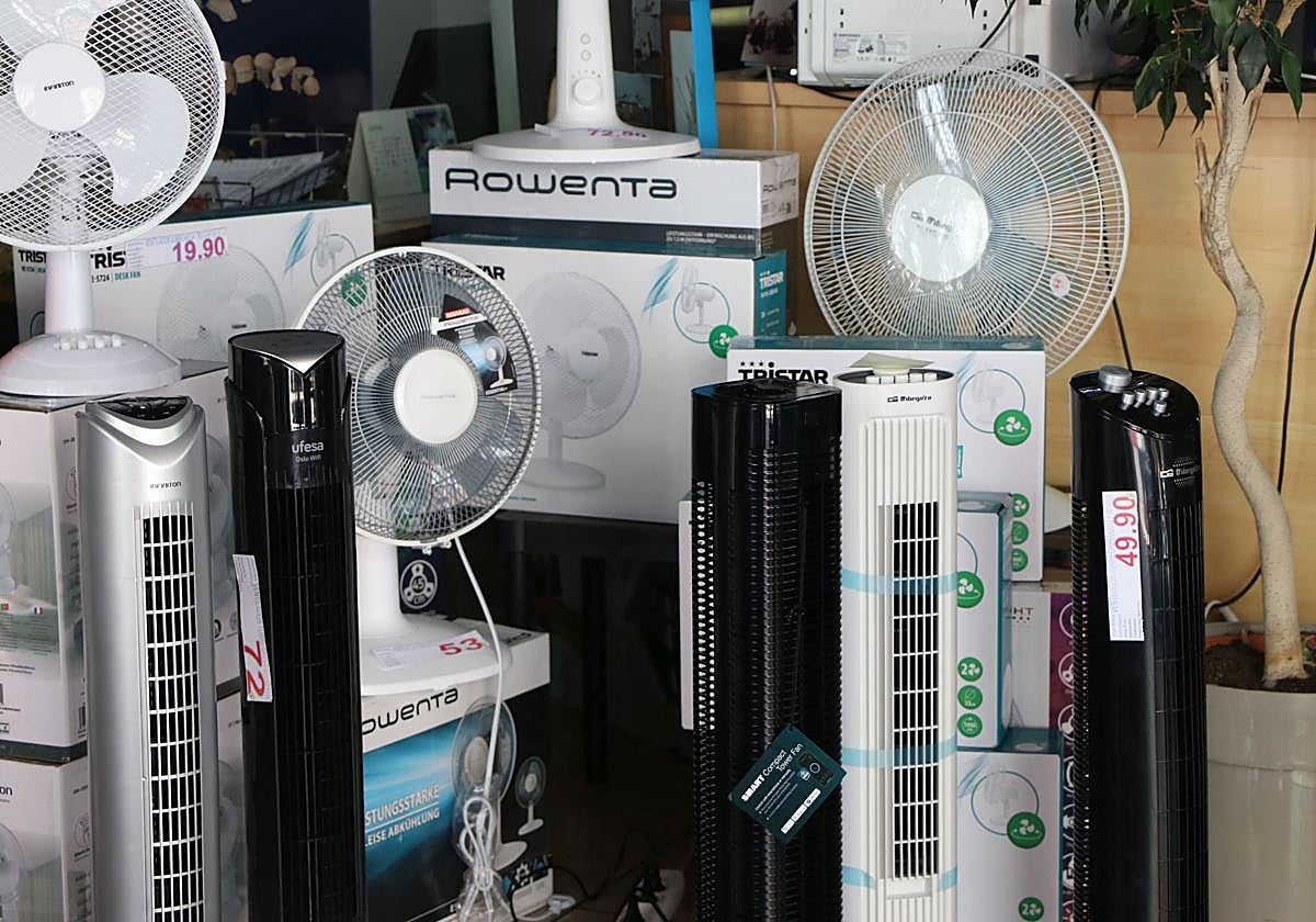 Los ventiladores se agotan en León: «Hemos vendido cinco veces más que el año pasado»