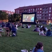 Una de las proyecciones del cine de verano en La Palomera.