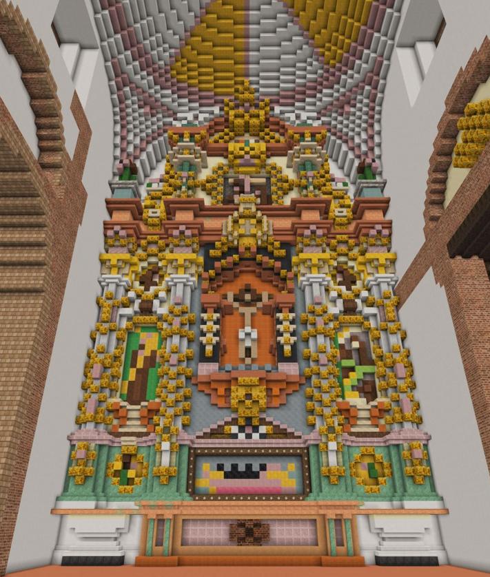 İkincil Görüntü 2 - La Joya del Mudejar Leonese Minecraft için yeniden oluşturuldu