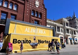 Expo tráiler del Bonito del Norte de Alimerka en León