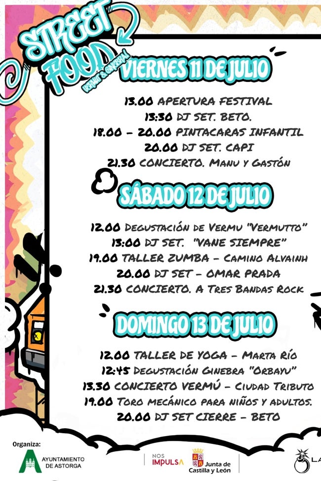 Programación Astorga Street Food: Vermut & Ginebra