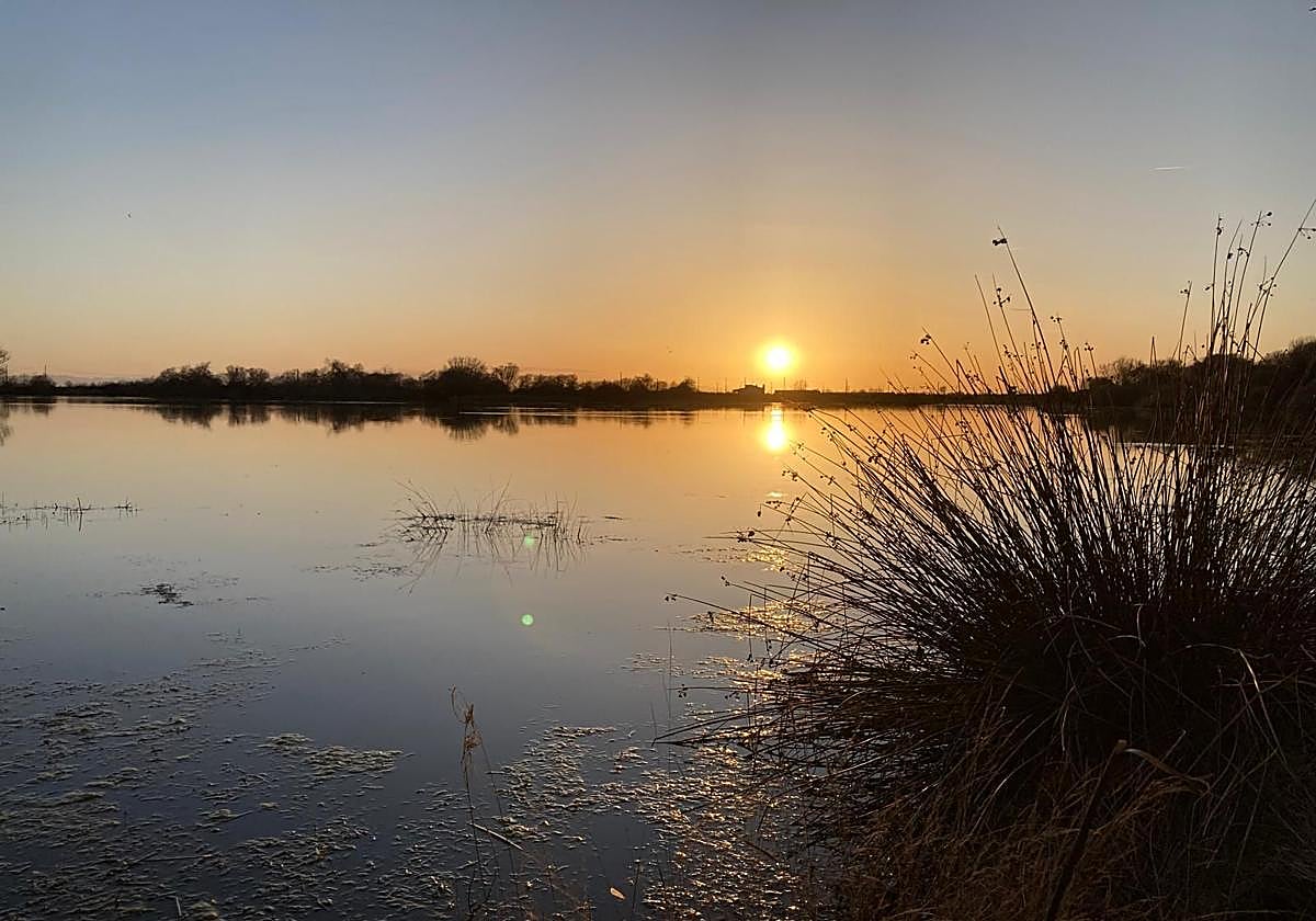 Laguna Fuente Blanca de Chozas de Arriba.