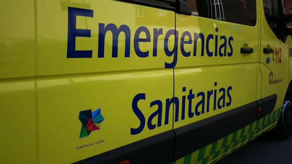Ambulancia del Servicio de Emergencias 112 Castilla y León.