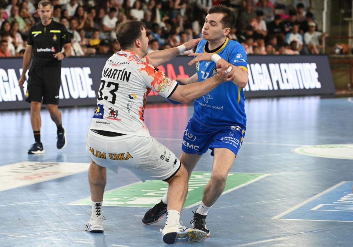 Alberto Martín, en un partido de la pasada temporada.
