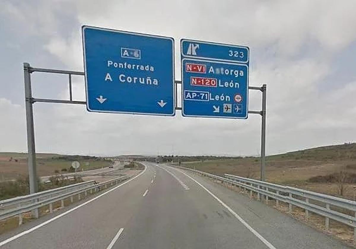 Enlace con la AP-71, León-Astorga.