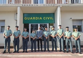 Nuevos prácticos de la Benemérita.