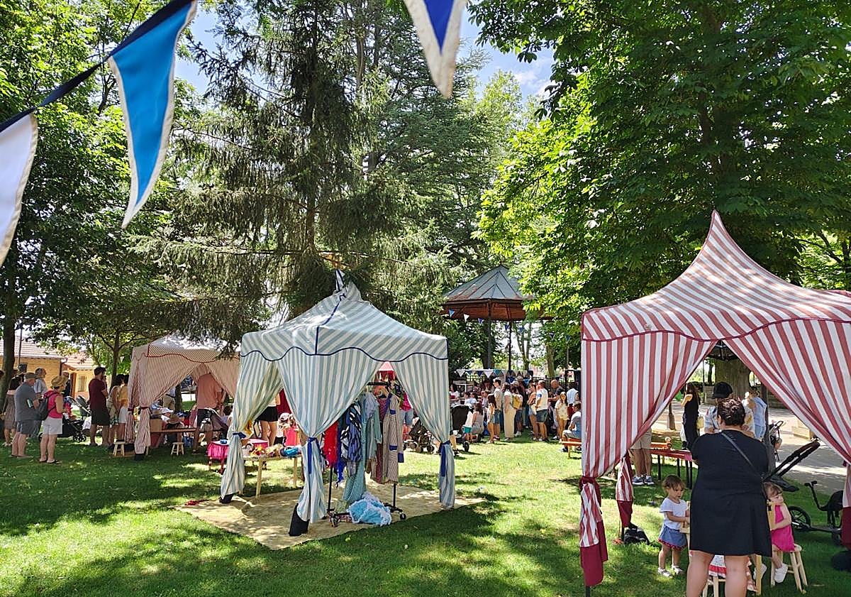 Imagen principal - Feria del libro y disco y feria del circo en Valencia de Don Juan