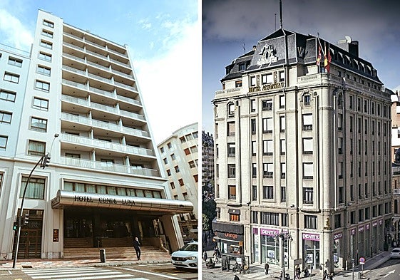 El Hotel Conde Luna y el Occidental León Alfonso V.