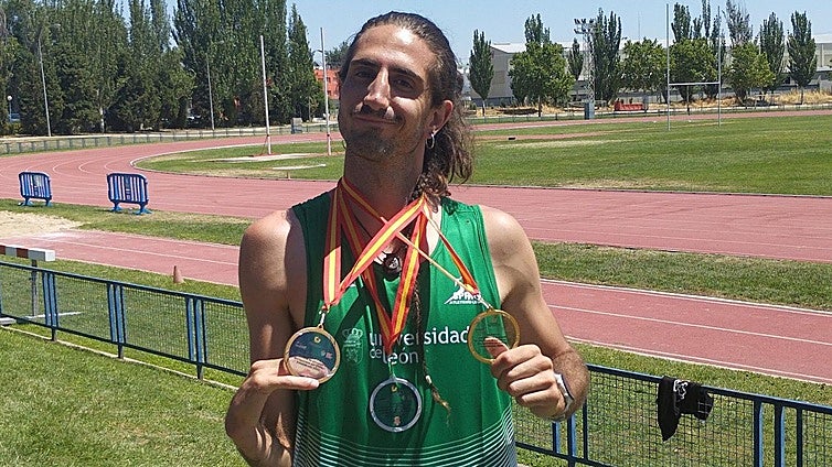 Triple éxito para Dani Pérez en los campeonatos de España