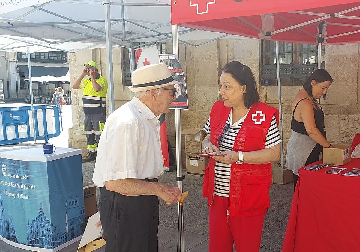 Campaña de Cruz Roja y Aguas de León.