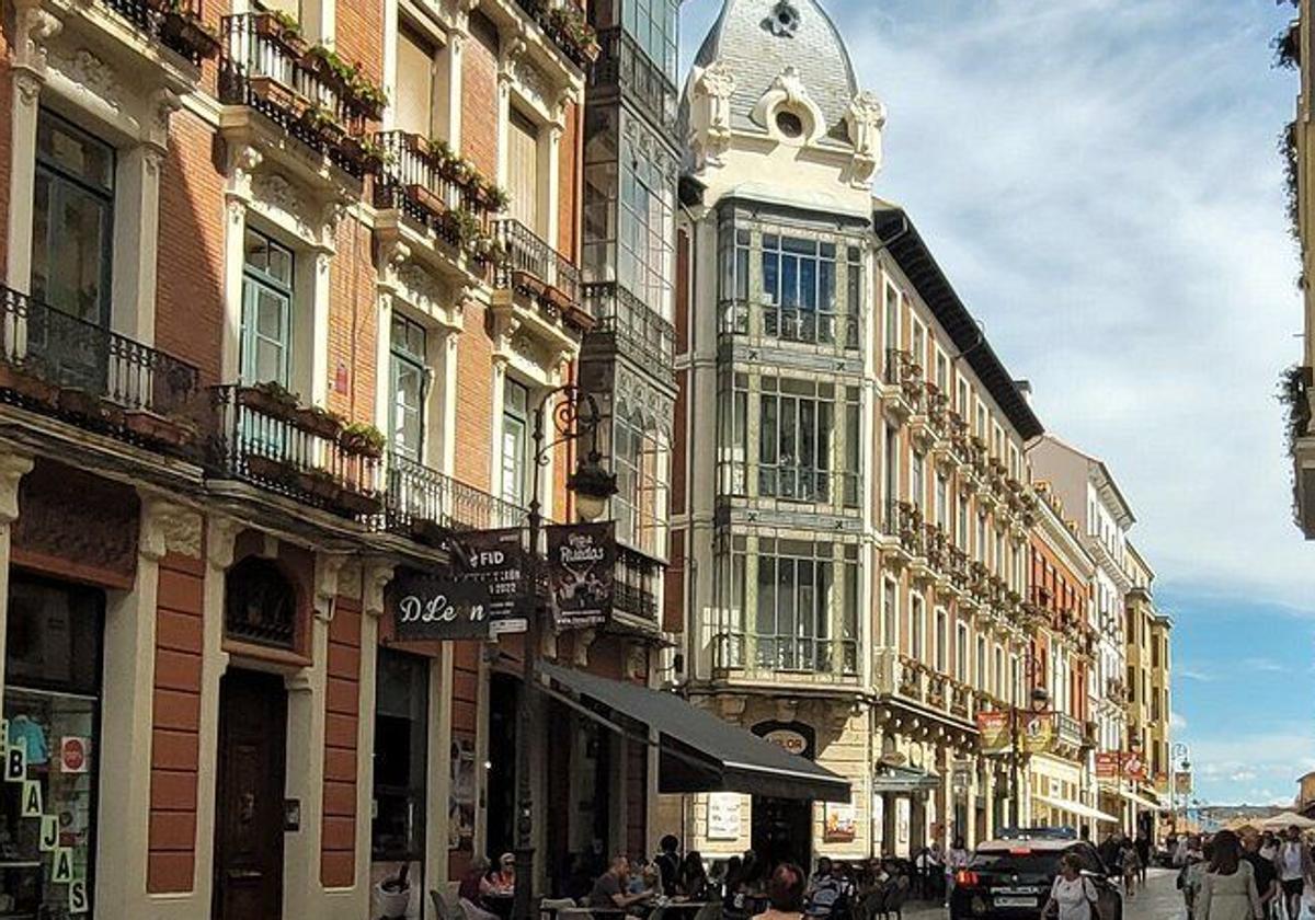 La calle Ancha de León.