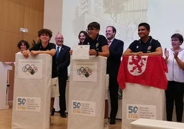 Uno de los equipos ganadores.