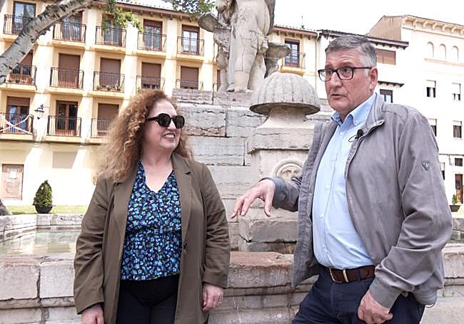 Ana y Miguel Ángel son responsables de la asociación vecinal.