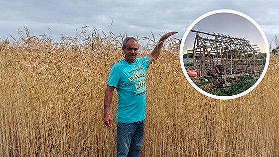 El nuevo reto del albañil que recupera construcciones tradicionales de León: un lagar con cubierta de teito
