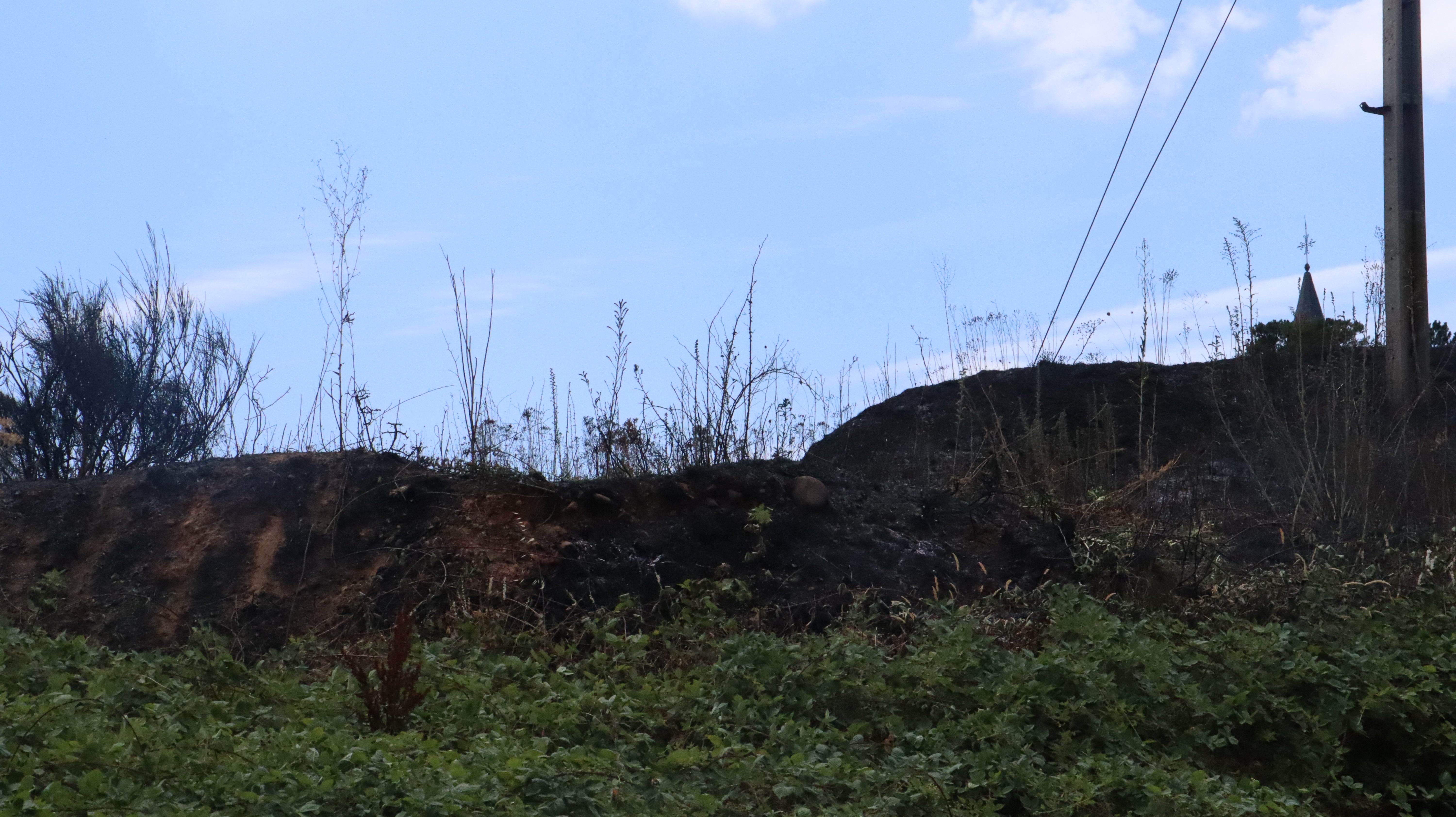Así ha sido el incendio cercano al Hospital de León